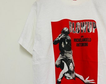 Vintage 90’s BLOW-UP Mystery Film T-Shirt / Movie / Streetwear / Rare / White / M