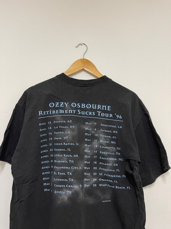 90s OZZY OSBOURNE TheatreofMadness Tシャツ Vintage 90s Ozzy Osbourne “ozzmosis 1995 Heavy Metal T-shirt