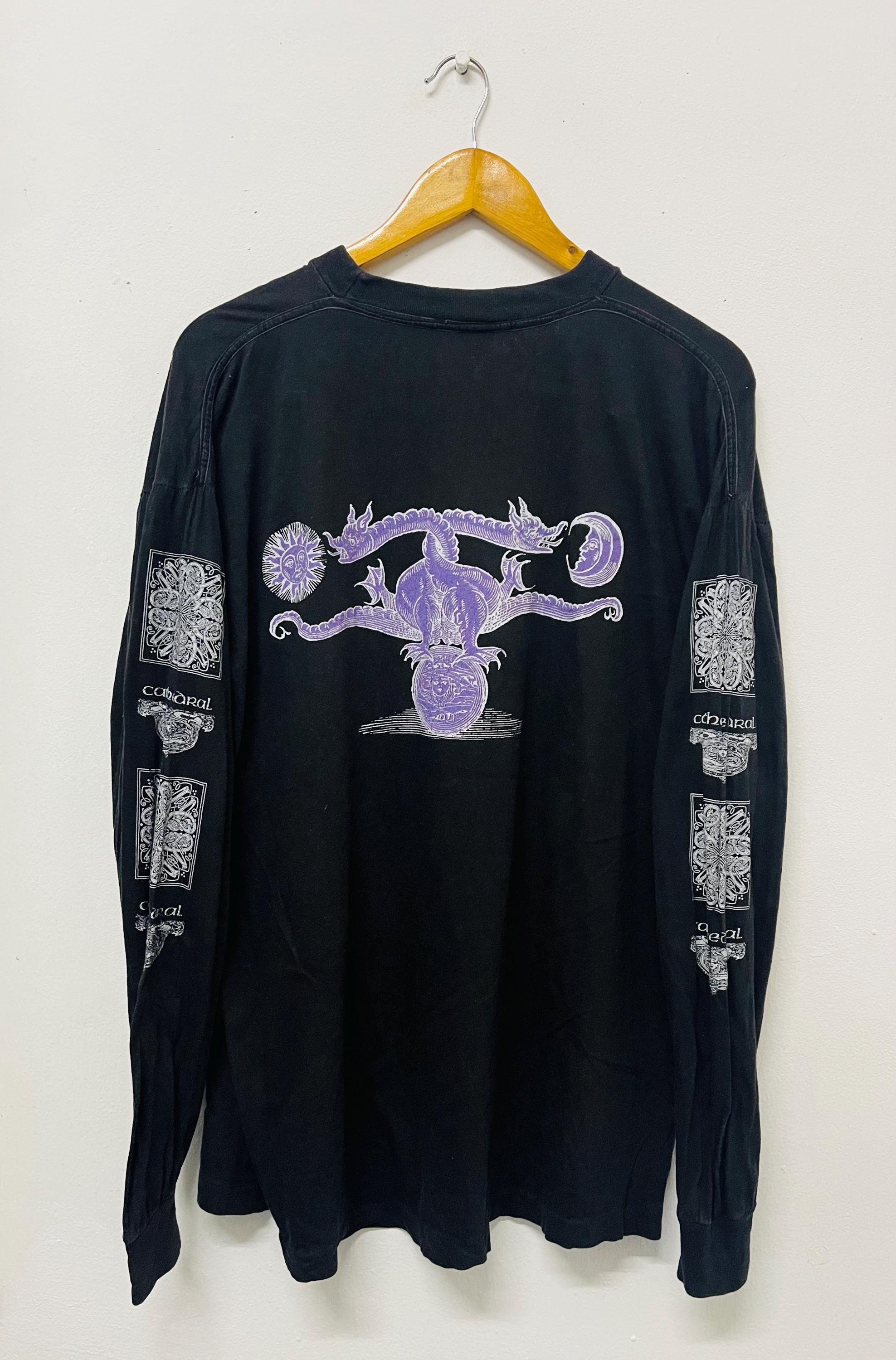 Vintage 90s Cathedral Band : Forest of Equilibrium 1991 Tour T