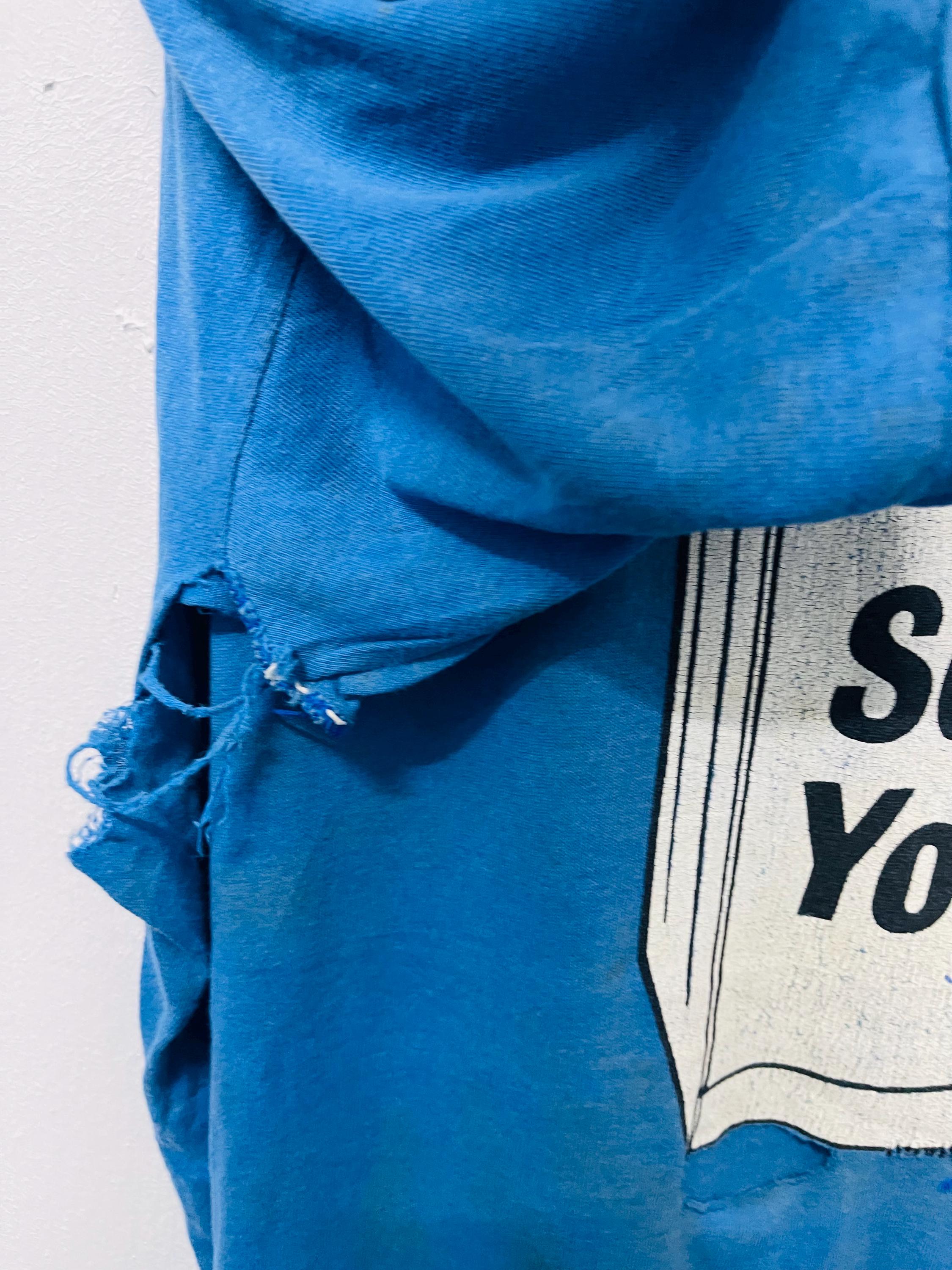Vintage 00s Sonic Youth Washing Machine T-shirt : Blue XL