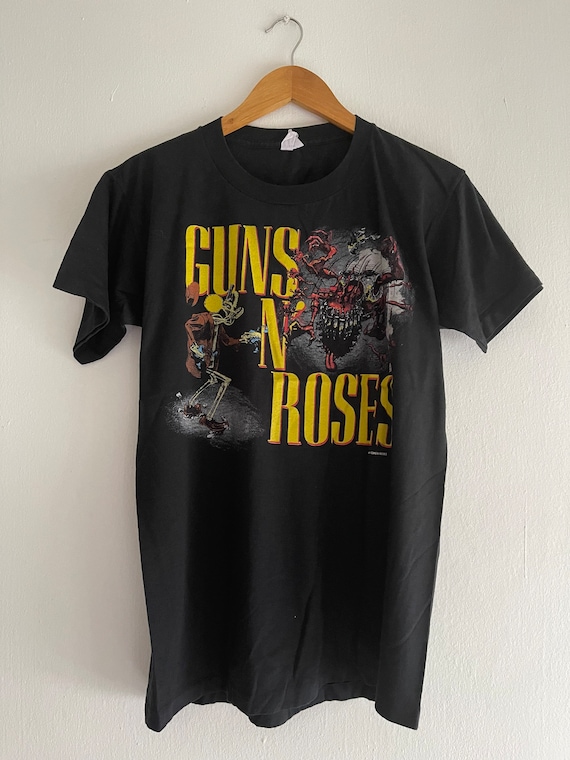 Vintage 80s Guns N Roses “ Was Here 1986 Rock T-shirt / Rock