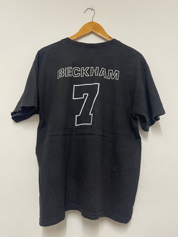 Vintage David Beckham Graphic T Shirt Rap Tee Bootleg