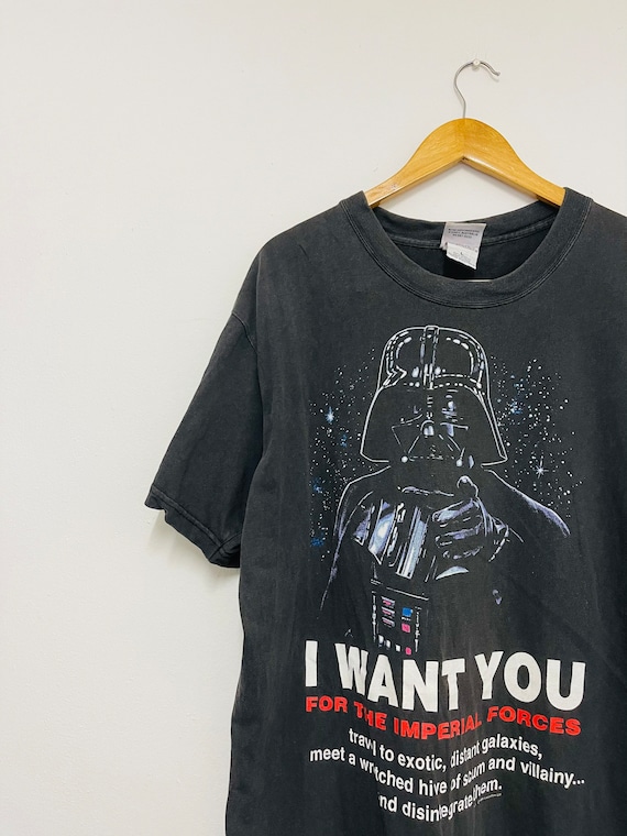 Starwars Darth Vader Movie Promo TシャツXL Vintage Star Wars Anakin Skywalker Darth Vader Movie Promo T-shirt
