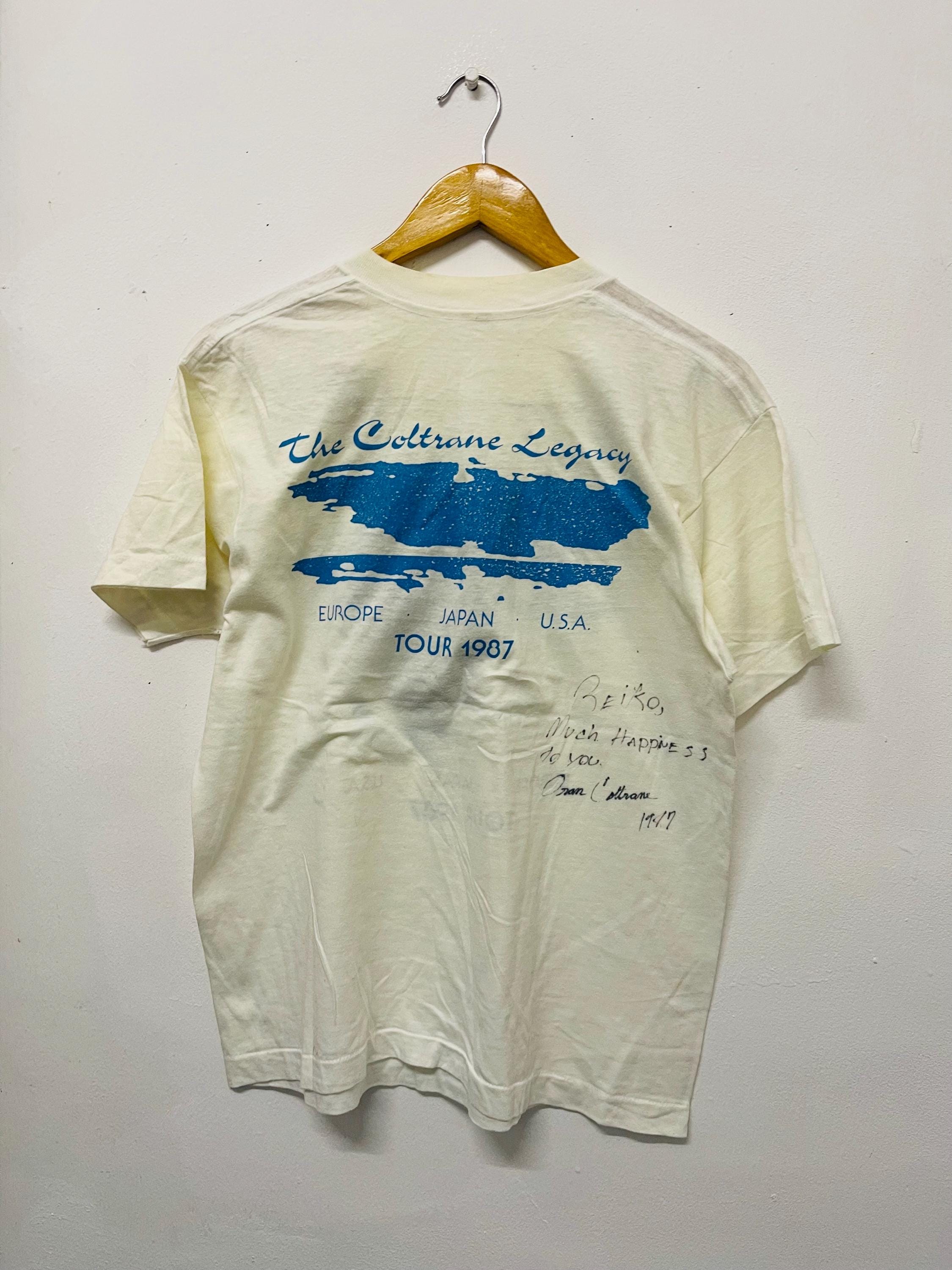 Vintage 80s John Coltrane Legacy Tour 1987 T-shirt / Stereo 
