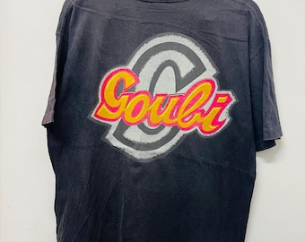 Vintage 90s Goubi Modern Streetwear Skateboarding T-Shirt - Black Streetwear (L)