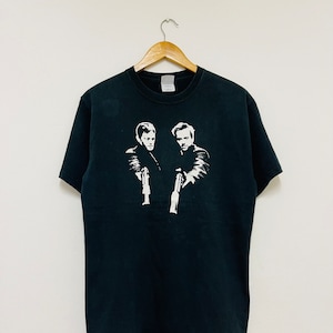 Camiseta vintage de The Boondock Saints (1999) / Película de acción / M / Negra / Ropa urbana