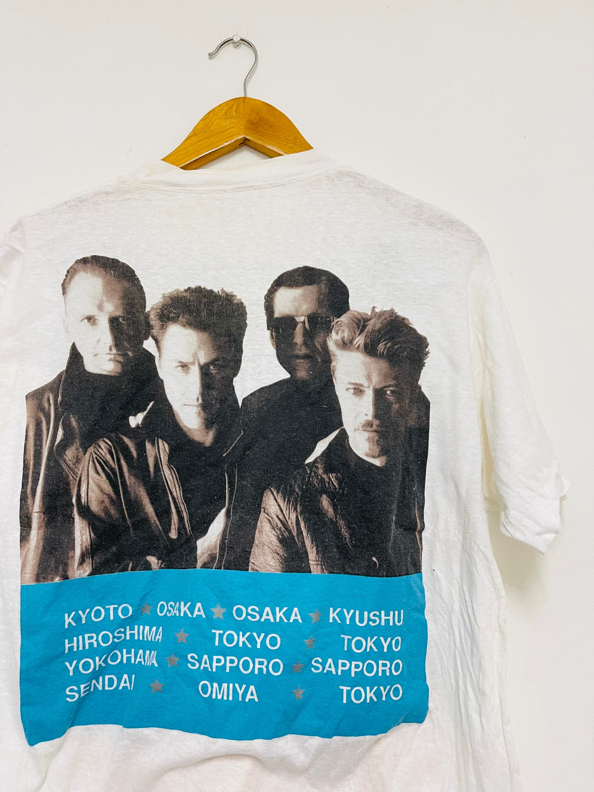 ティンマシーン ツアーTシャツ　デビットボウイ ヴィンテージ Tシャツ ティンマシーン Tin machine 90s David