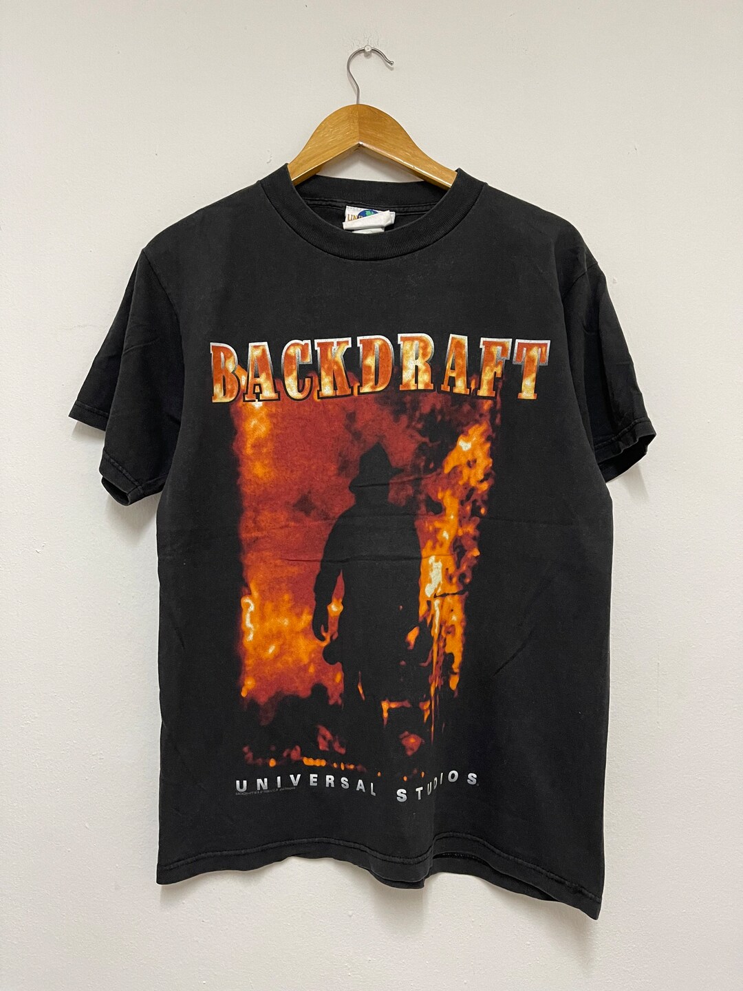 Vintage 90’s Backdraft 1998 Film T-shirt / Movie / Streetwear / Rare ...