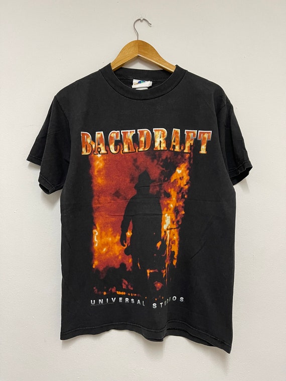国内外の人気が集結 BACKDRAFT XLサイズ90sヴィンテージTシャツムービーT Tシャツ トップス