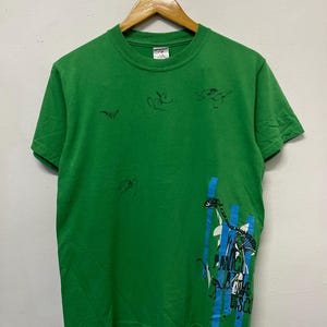 Vintage Y2K Panic At The Disco Pop Rock Band T-Shirt / Selten / American Pop Punk / Mitgliedsunterschrift / Emo Band / Rock T-Shirt / Grün / S