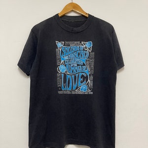 Vintage 80s Arthur Lee And Love Progressive Jazz Band T-Shirt / Concert / Tour / Music / Rock Tee / Streetwear / Black / M