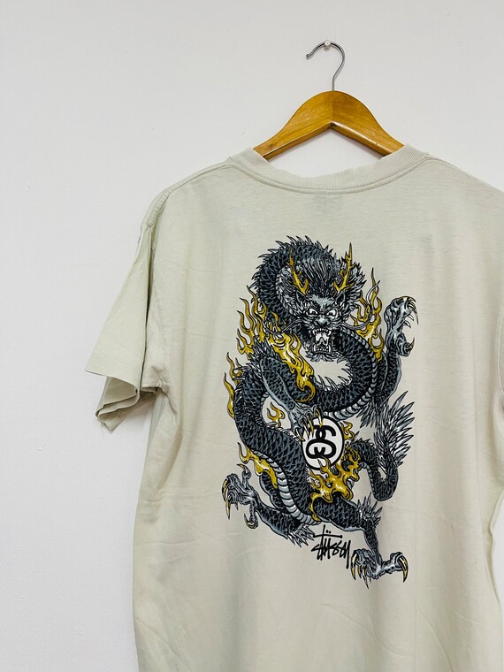 Vintage 90's Stussy Clothing “ Dragon Streetwear T-shirt Vintage 90's Stussy Clothing “ Dragon Streetwear T-shirt