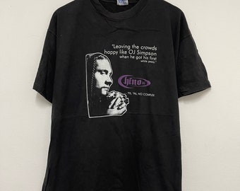 90s Vintage Public Enemy Shirt Size Large Vtg Distressed Black Rap