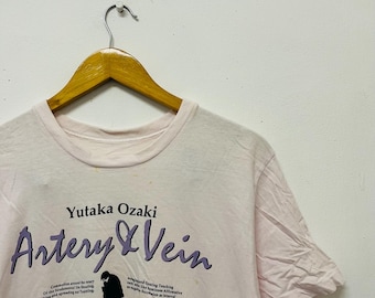 尾崎豊 激レア TシャツＭサイズ 未使用品 ヴィンテージ 90年代 尾崎豊：動脈と静脈 1999 Tシャツ / 男性歌手