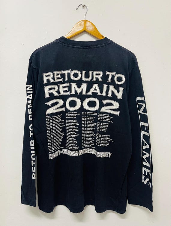 Vintage 00s in Flames Band : Retour to Remain 2002 T-shirt