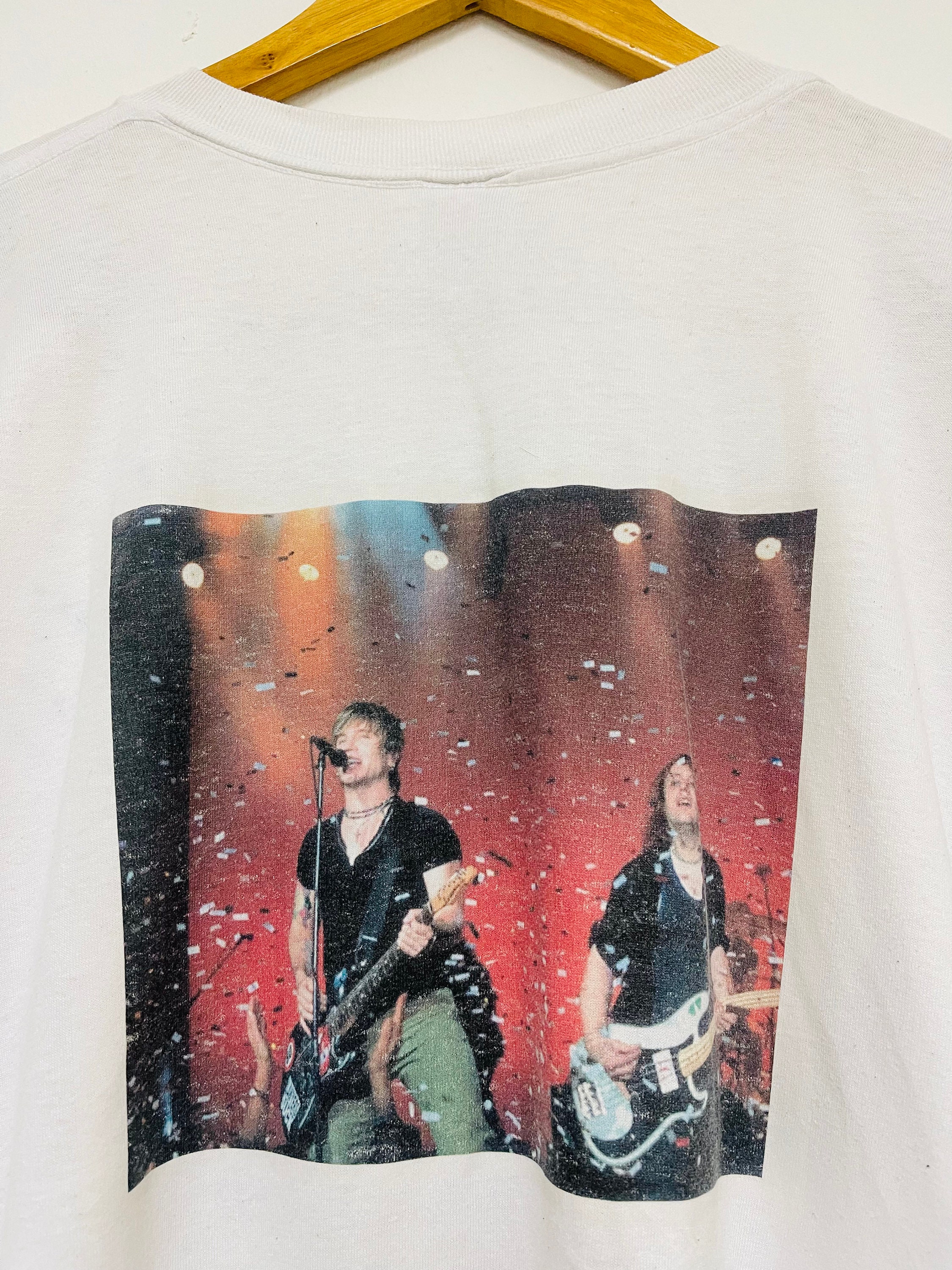 トップス 90s GOO GOO DOLLS tee black vintage Goo Rock Goo Dolls Band T-Shirt Vintage Oversized Tee for