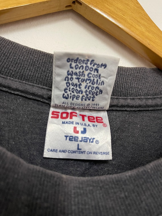 Vintage 90s Slam City Skates “ Insane 1991 Skateboarding T-shirt