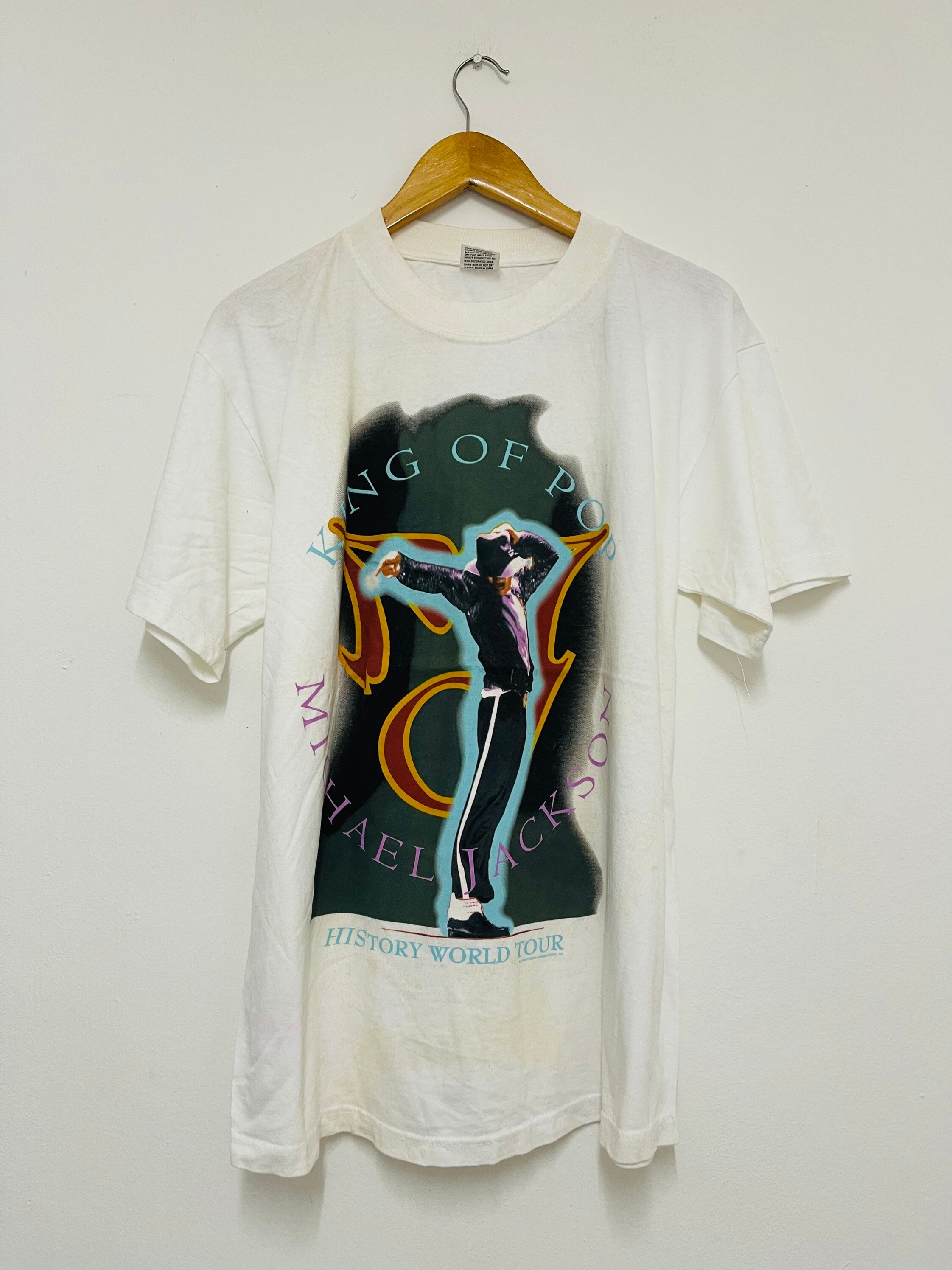 Michael jackson history top tour t shirt