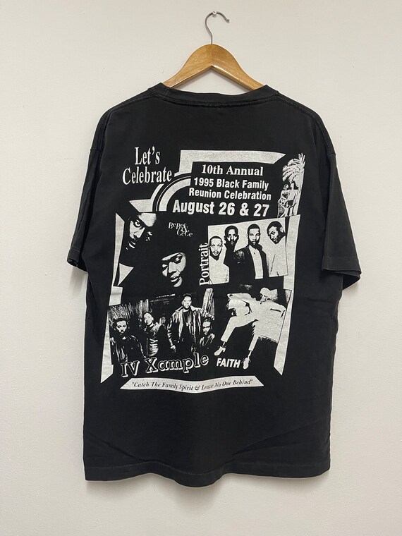 Vintage 90s Black Family Reunion Jazz Gospel Music T-shirt / Rap