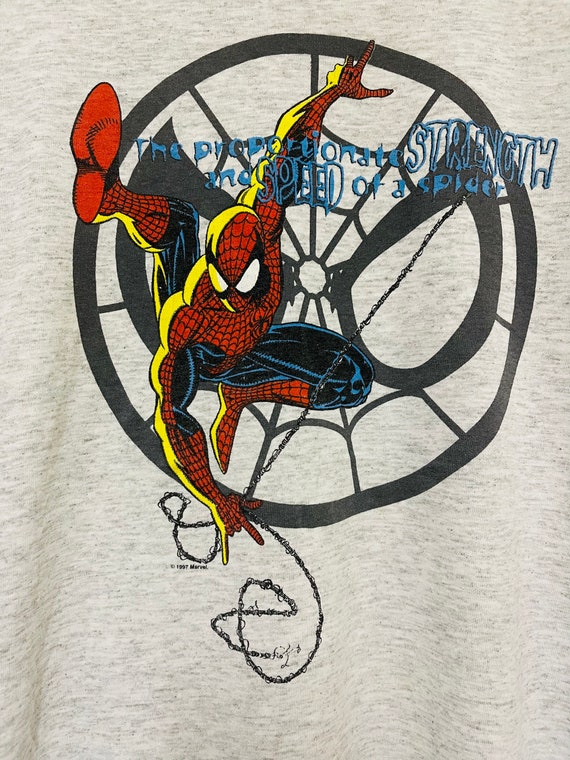 Vintage 90’s Spiderman 1997 by Balzout Film T-Shi… - image 5