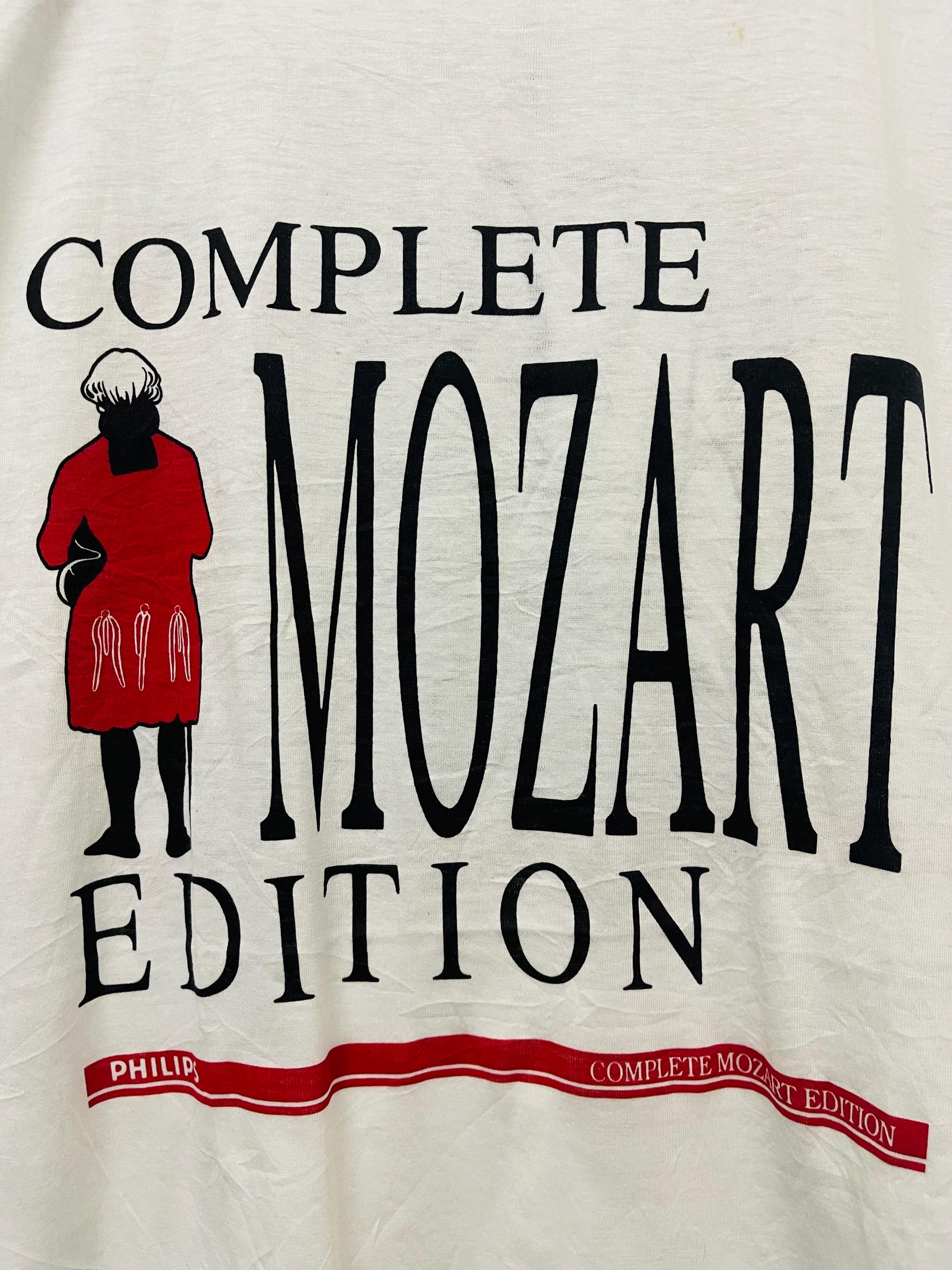 Vintage 90s the Complete Mozart Edition 1990 Music T-shirt 