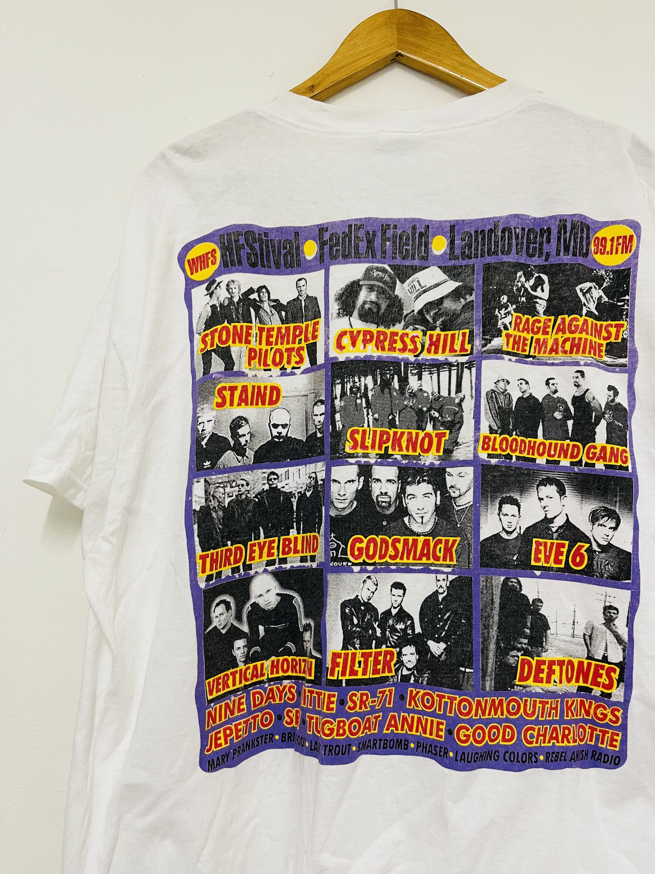 Vintage Y2K Concert 2000 Hfstival 2000 Concert RATM STP Cypress 
