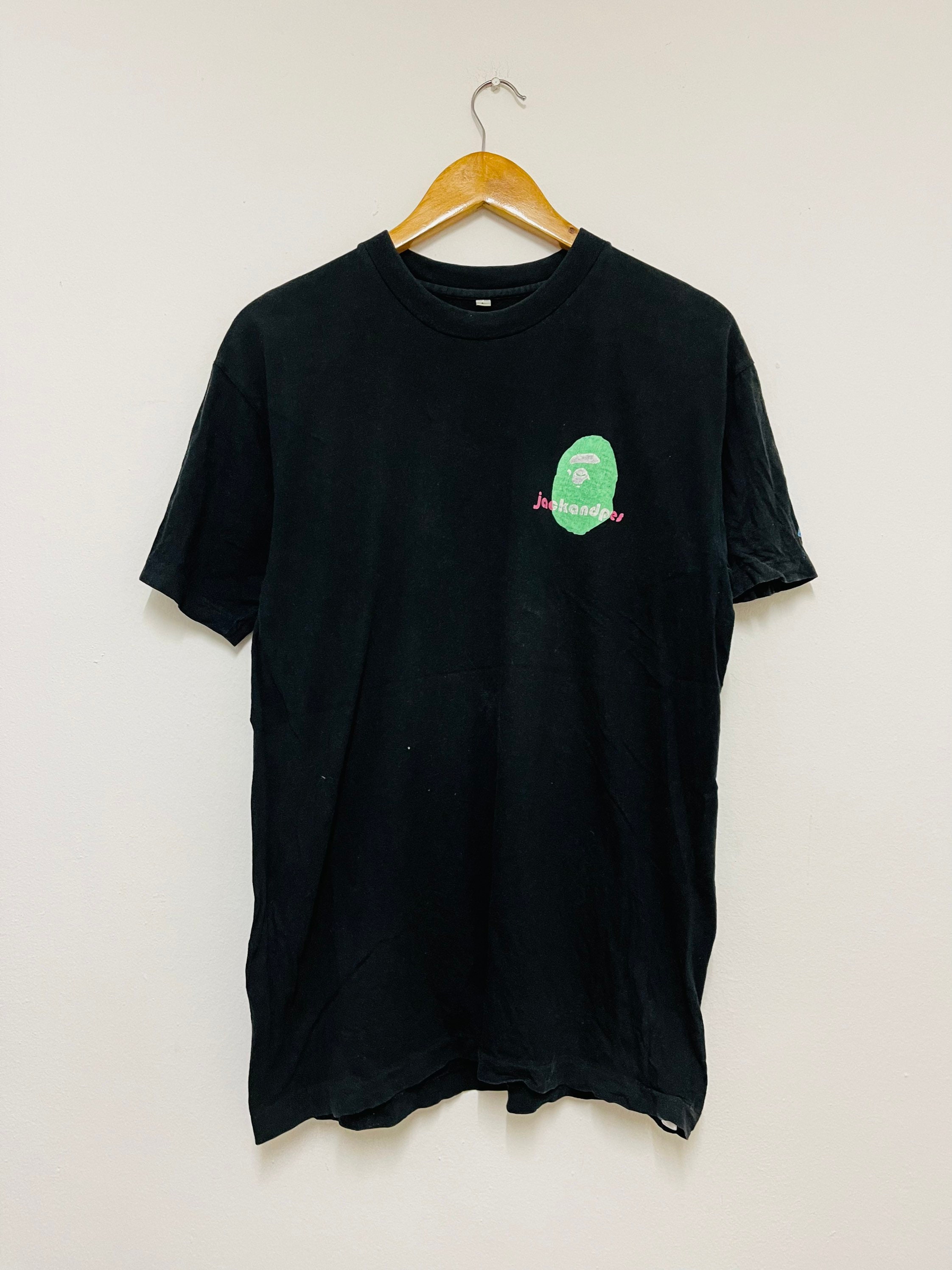 Vintage 90's Planet of the Apes T-shirt / L / Black / Movie