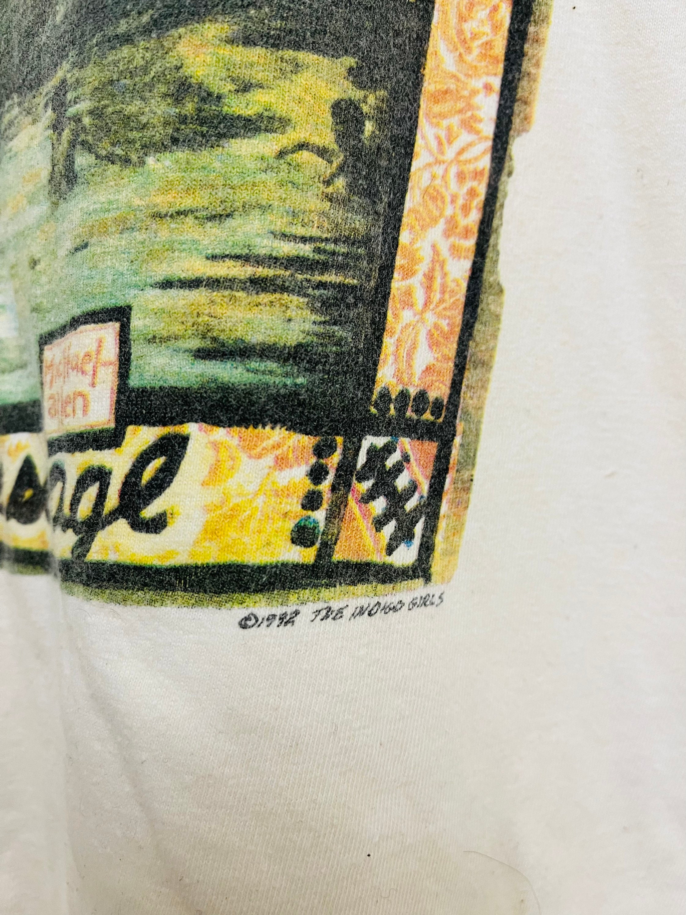Vintage 90's Indigo Girls 1992 Folk Music T-shirt / Female