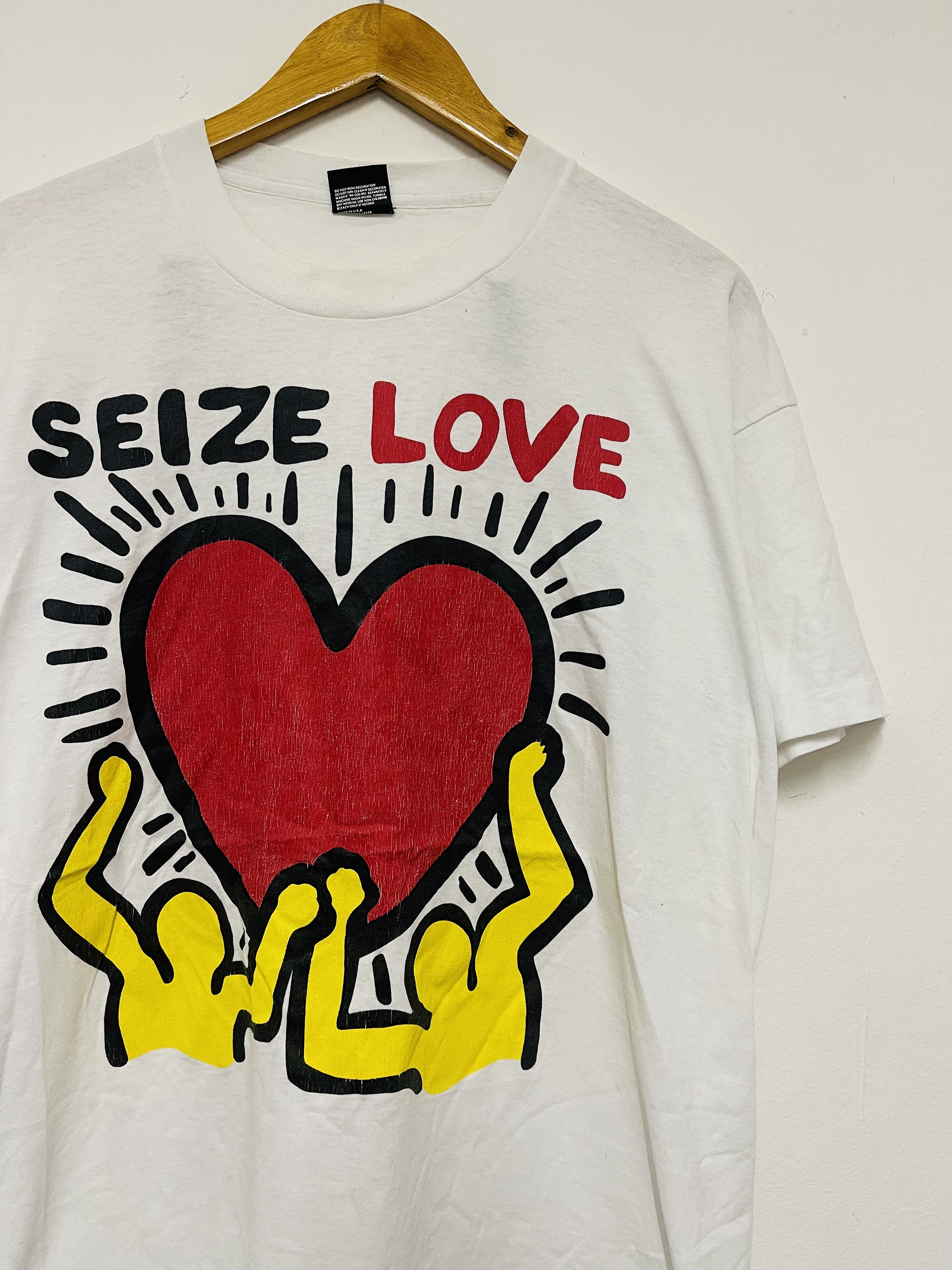 Vintage 90s Keithh Haring: Seize Love Bill T Jones Artworks