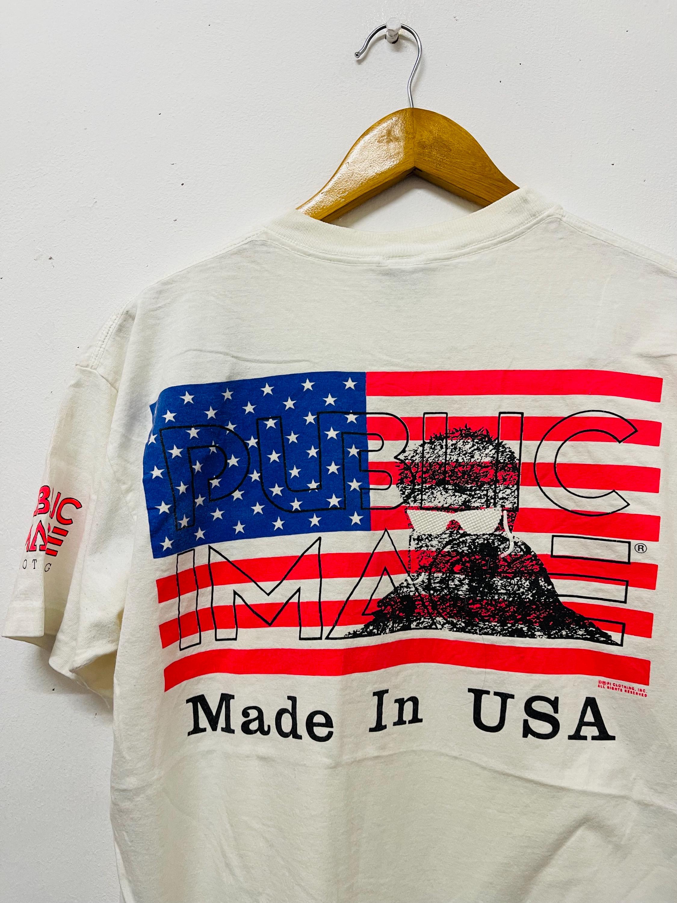 Vintage 90s Public Image Clothing T-shirt / Modern