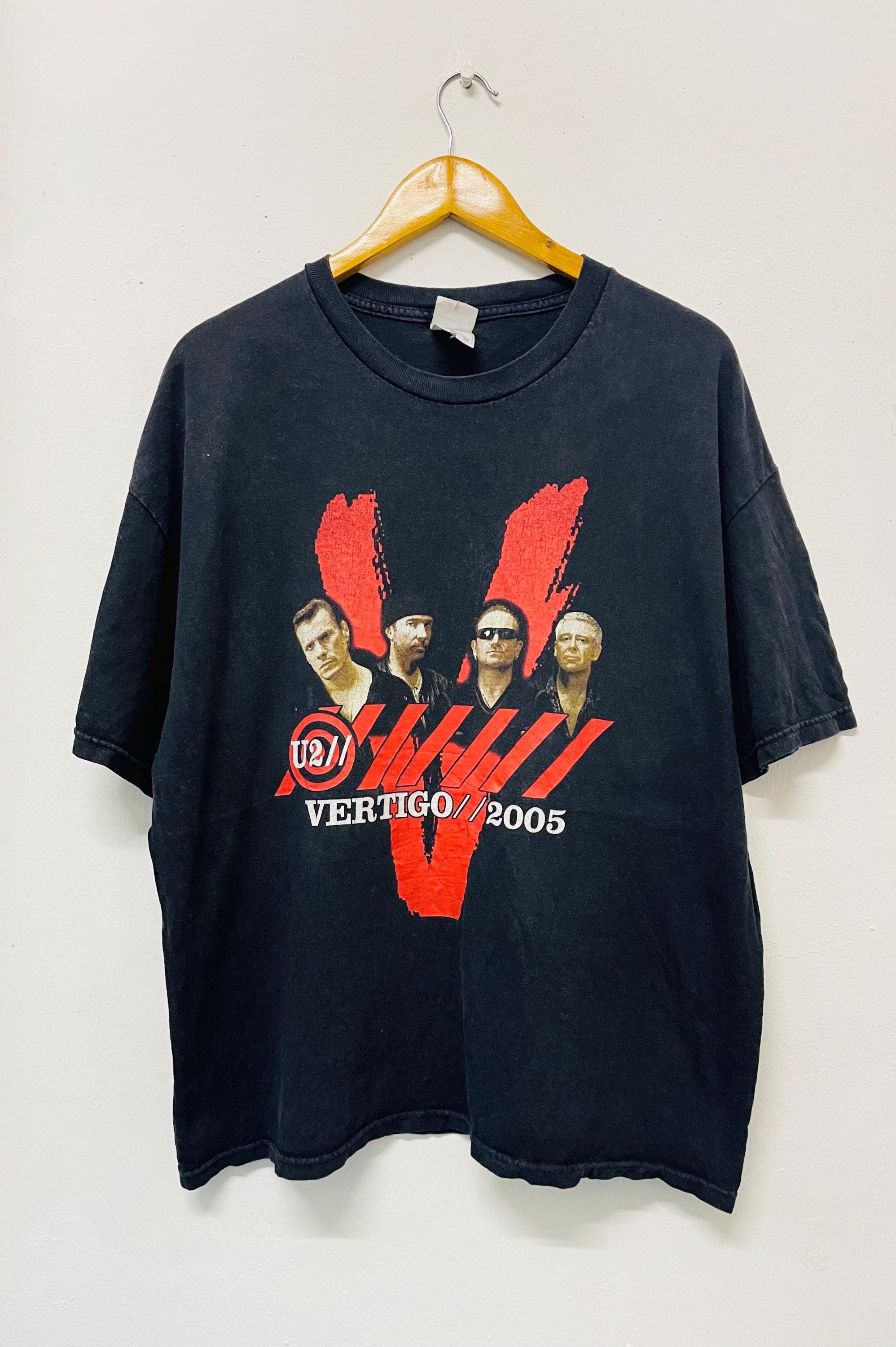 2005年製 U2 ユーツー VERTIGO ツアー Tシャツ XLサイズ U2 Vertigo Tour 2005 T Shirt - Etsy