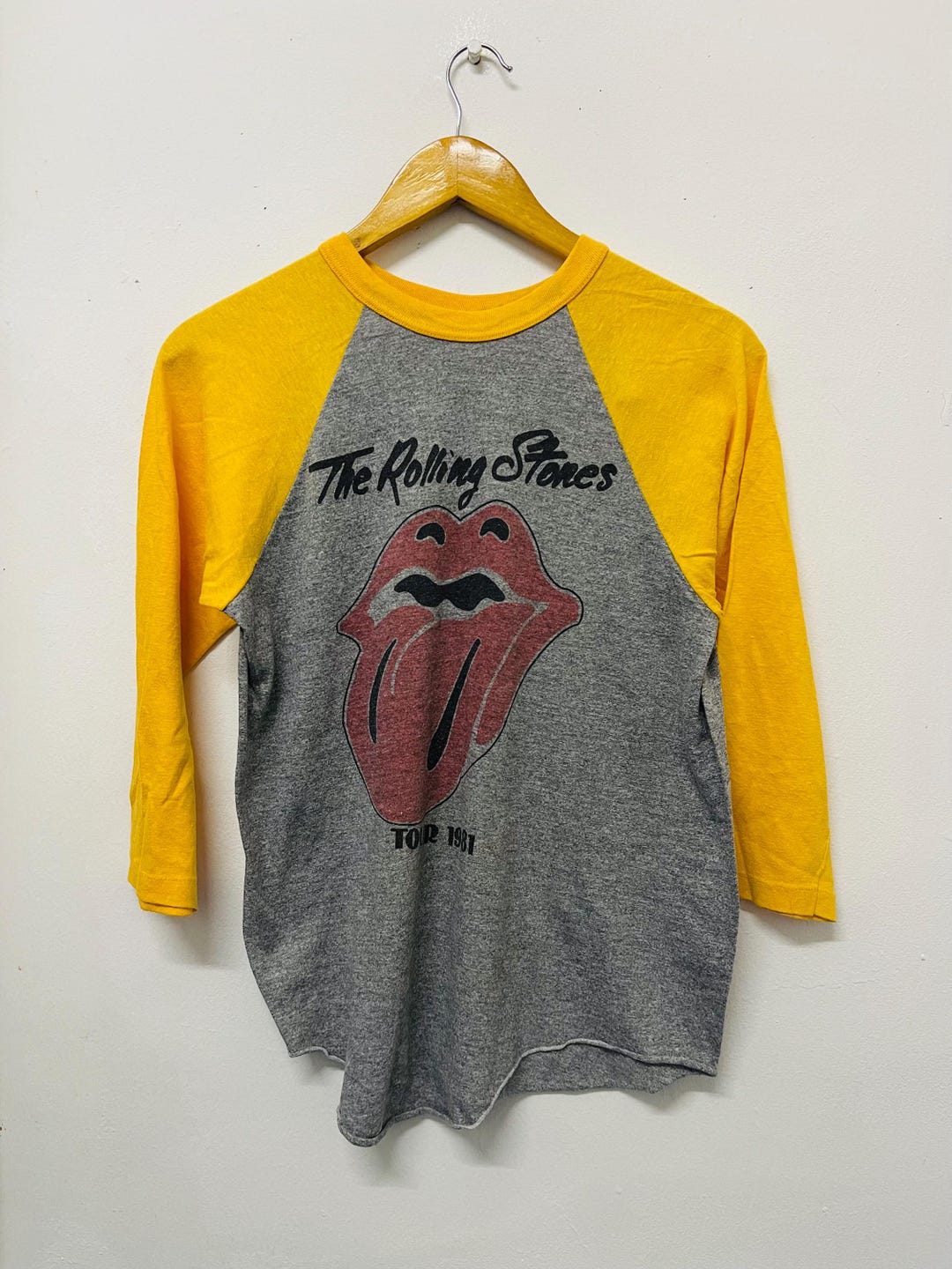 Vintage 80s the Rolling Stones Tour 1981 T-shirt / Hard Rock / British ...
