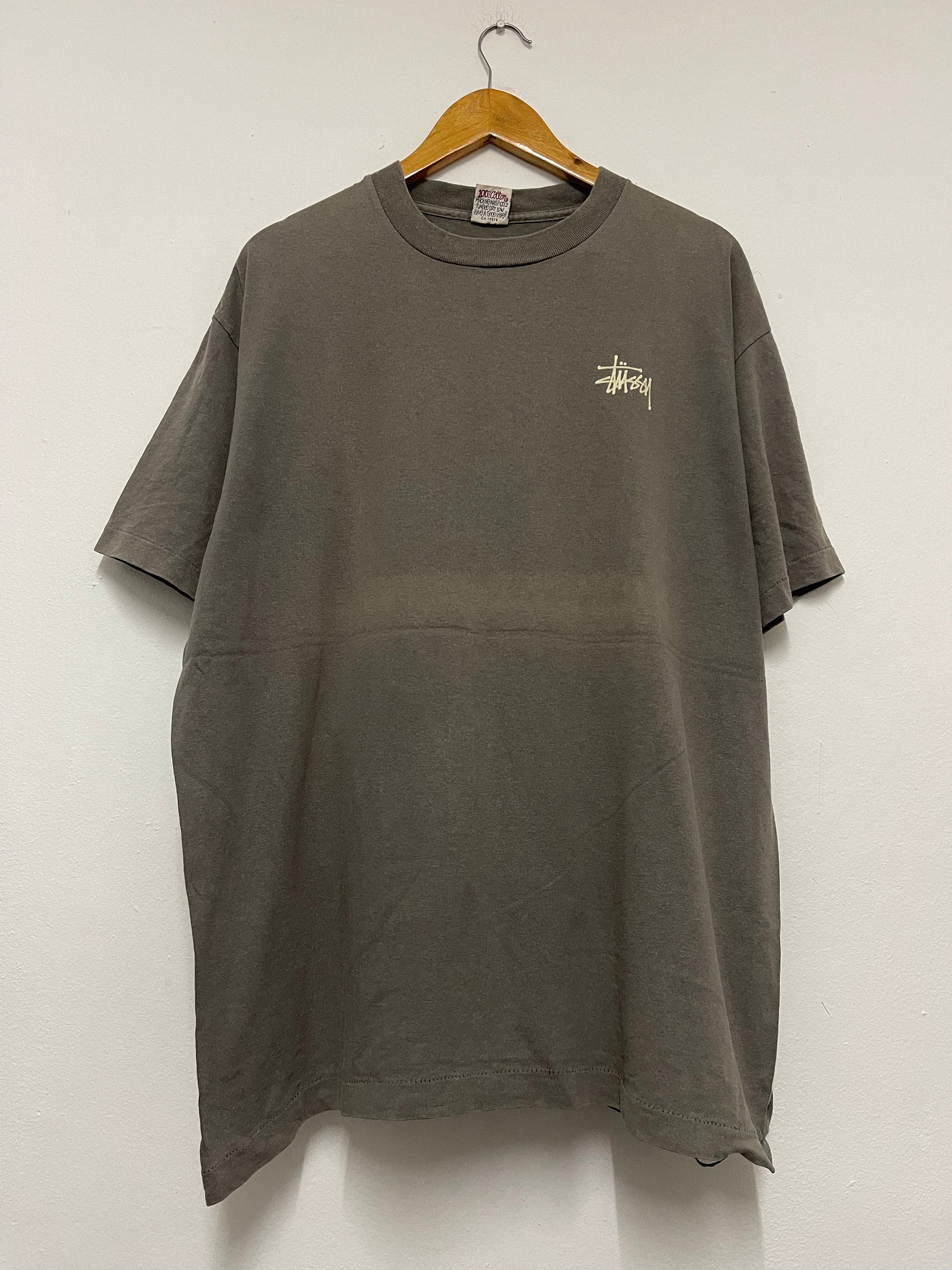 90s old stussy vtg ロンT old skool Tシャツ 90s vintage old stussy OLD SKOOL USA製