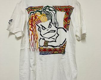 ◆25SS BADBLOOD Vintage Club Scott◆ Vintage 90s Bad Boy Club Artworks by Silva T-shirt / Skate