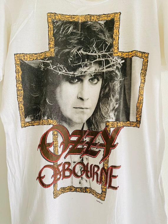 Vintage 80s Ozzy Osbourne 1988 Japan Tour DISTRES… - image 10