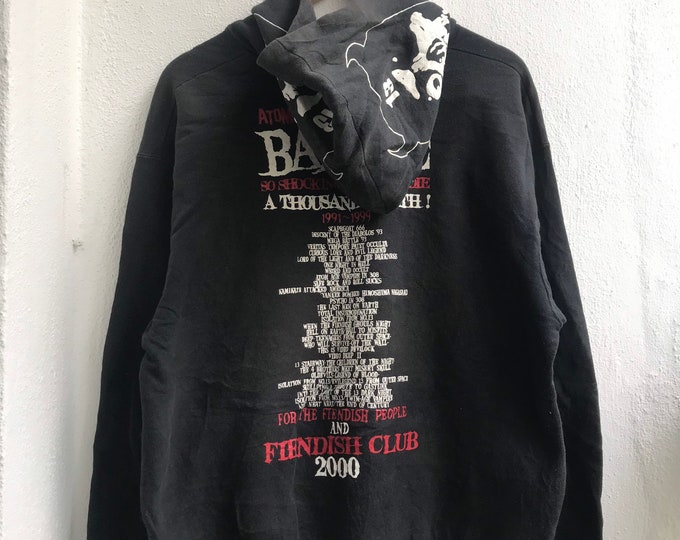 Vintage Balzac Band Fiendish Club 2000 Concert Hoodie Etsy