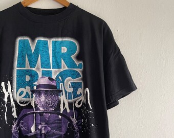 Vintage 90s Mr. Big Band “ Hey Man 1996 Rock T-shirt / Rock Tee