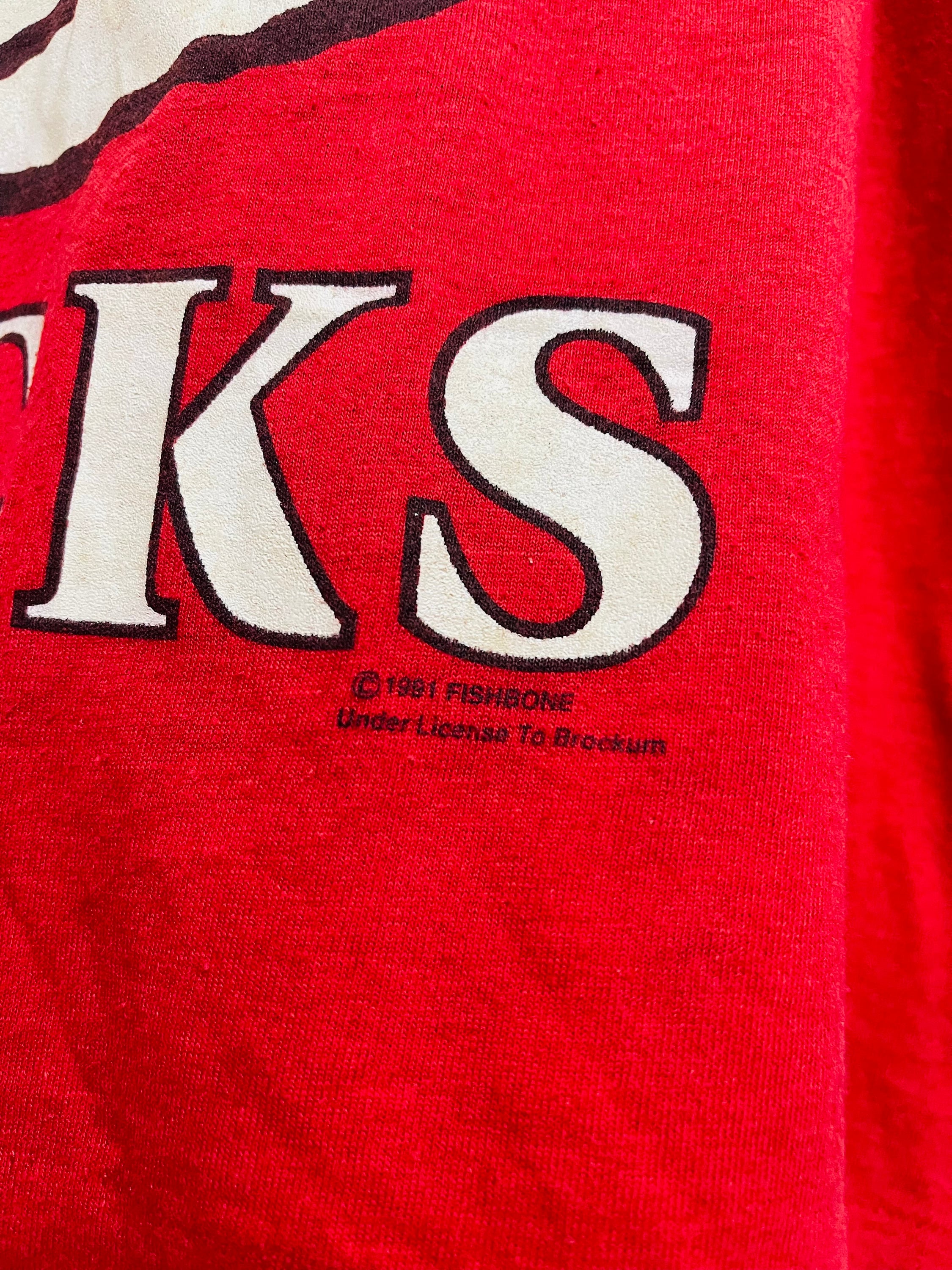 Vintage 90s Fishbone Band : Racism Sucks 1991 Funk Rock Music T