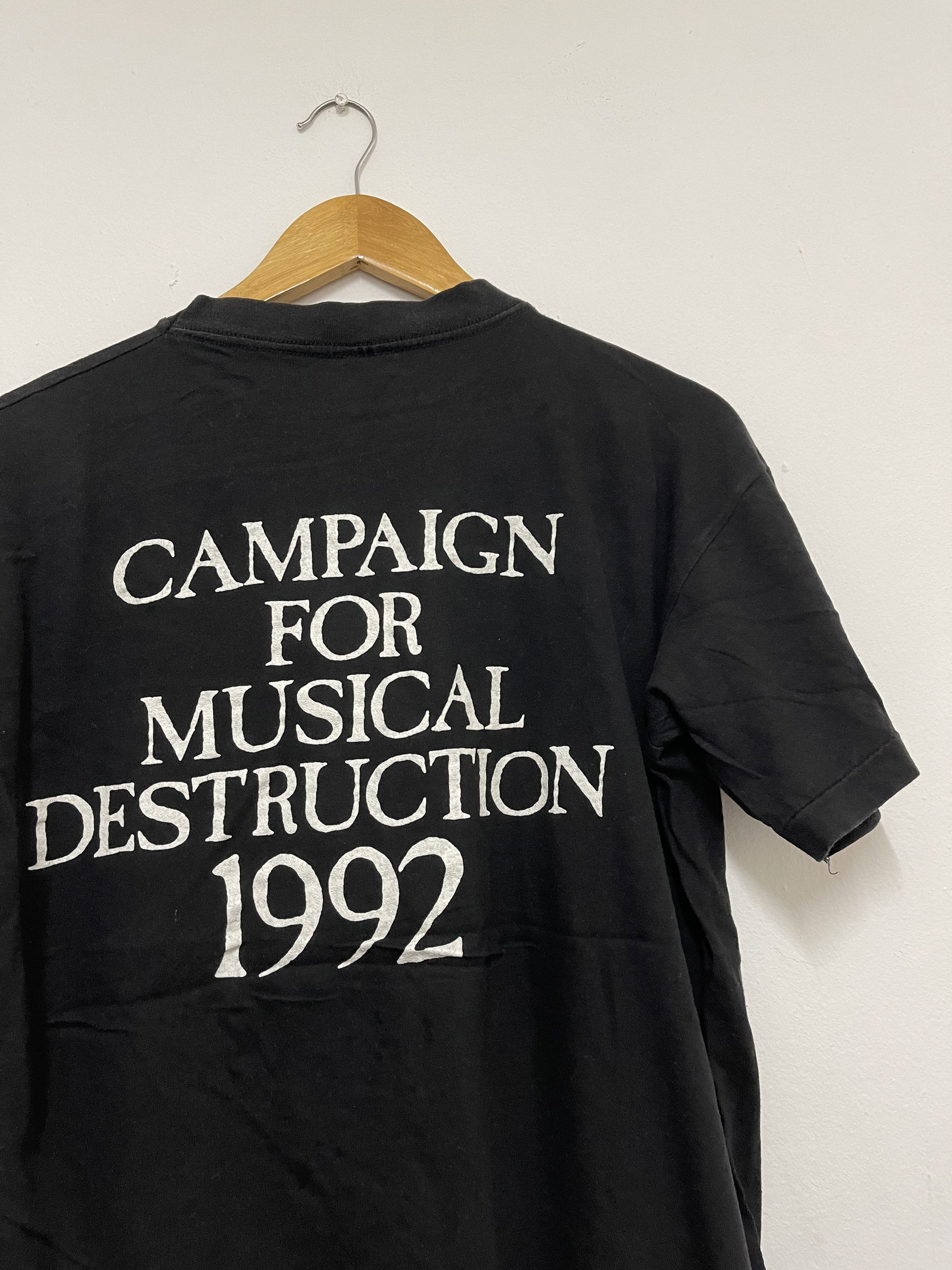 Vintage 90s Napalm Death “ Utopia Banished 1992 Death Metal T