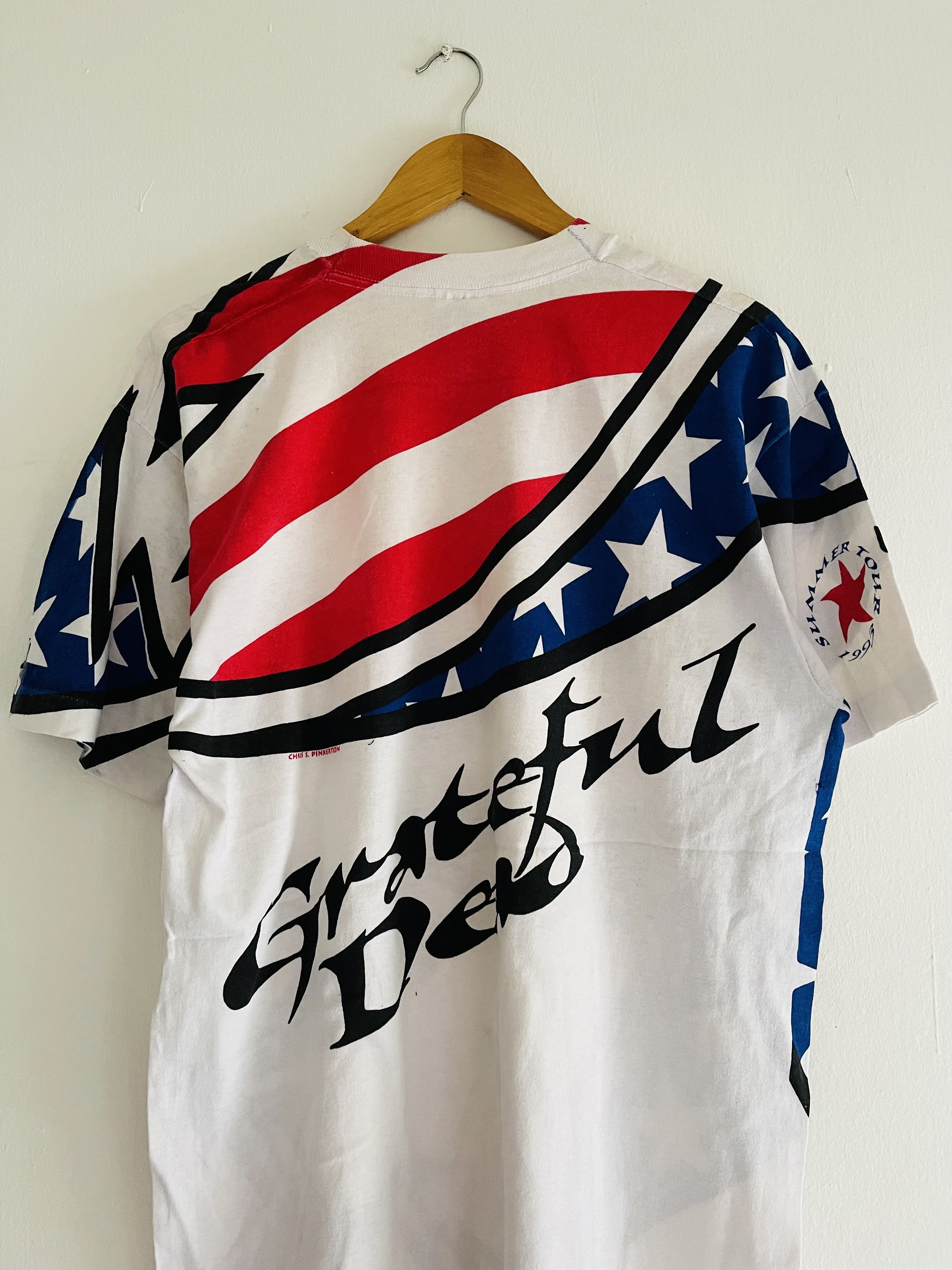 Vintage 90s Grateful Dead Summer Tour 1993 T-shirt / All Over 