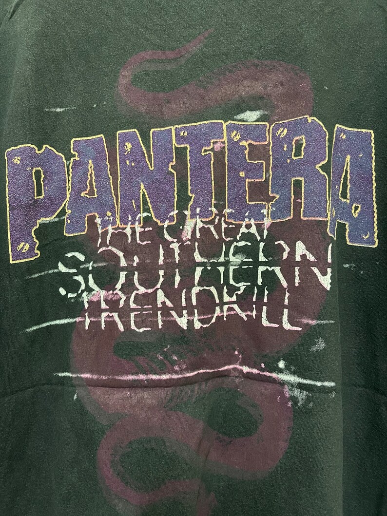 Pantera Snake Logo T-Shirt - Official Band Tee, White, Men's Unisex Cotton, Classic Fit - View #10
