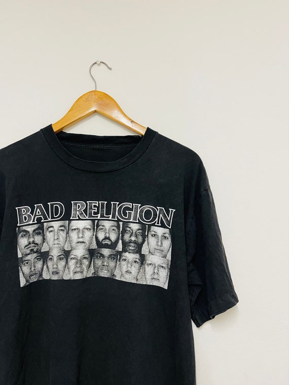 Vintage 90s Bad Religion “ the Gray Race 1996 Punk T-shirt 