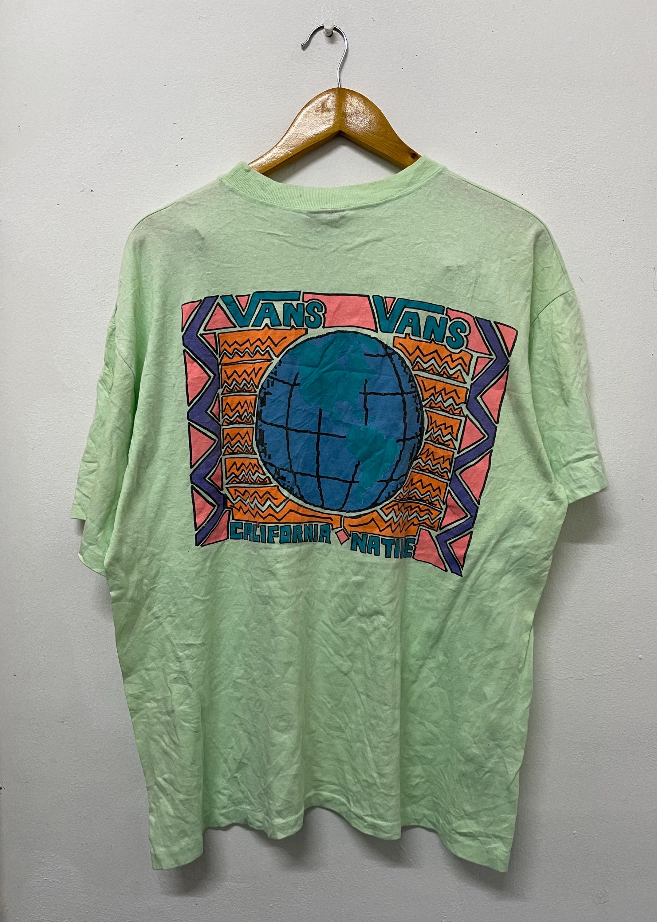 Vintage 90s Vans California Native Clothing : Artist Series 