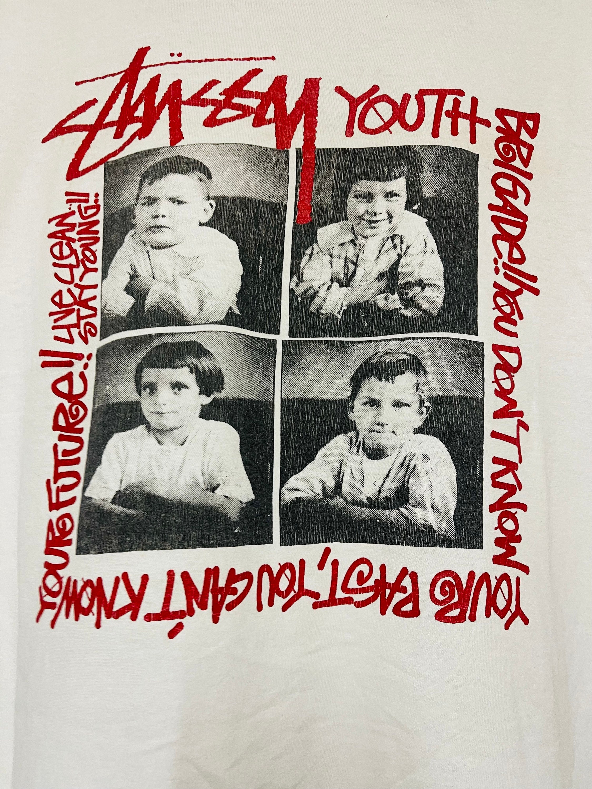 Vintage 90s Stussy : Youth Brigade T-shirt / Modern Streetwear