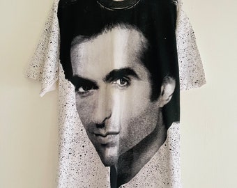 Vintage 90s David Copperfield All Over Print T-Shirt / Magicians / Show / Circuses / Entertainment / OVP / Overprints / XL