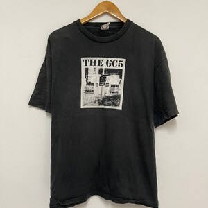 Vintage 90er Jahre The GC5 Takin It To The Streets Punk Rock Band T-Shirt / Punk / Streetwear / Schwarz / XL