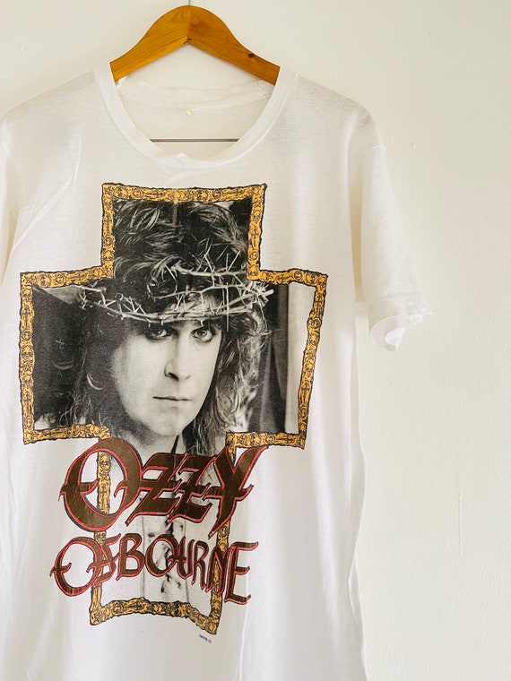 Vintage 80s Ozzy Osbourne 1988 Japan Tour DISTRES… - image 3