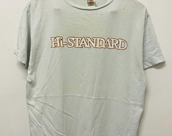 Vintage 1996 Hi-standard Growing up US Tour T Shirt Size XL