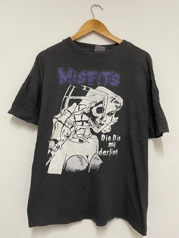 90'S当時物MISFITS Tシャツ ヴィンテージ XL ブラック バンドT 90'S当時物MISFITS Tシャツ ヴィンテージ XL ブラック バンドT