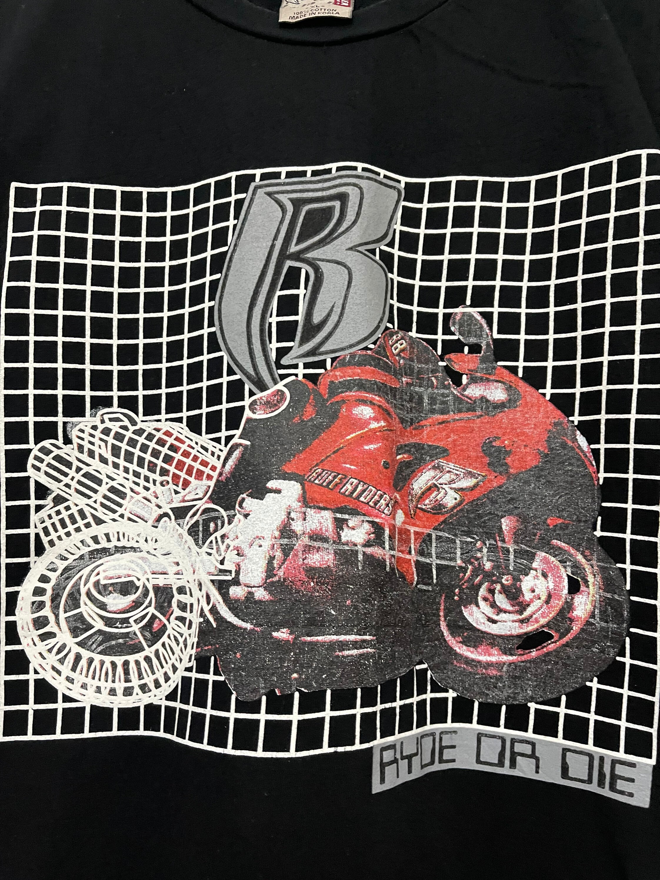 Vintage 90s Ruff Ryders “ryde or Die 1999 Hip Hop Music T-shirt